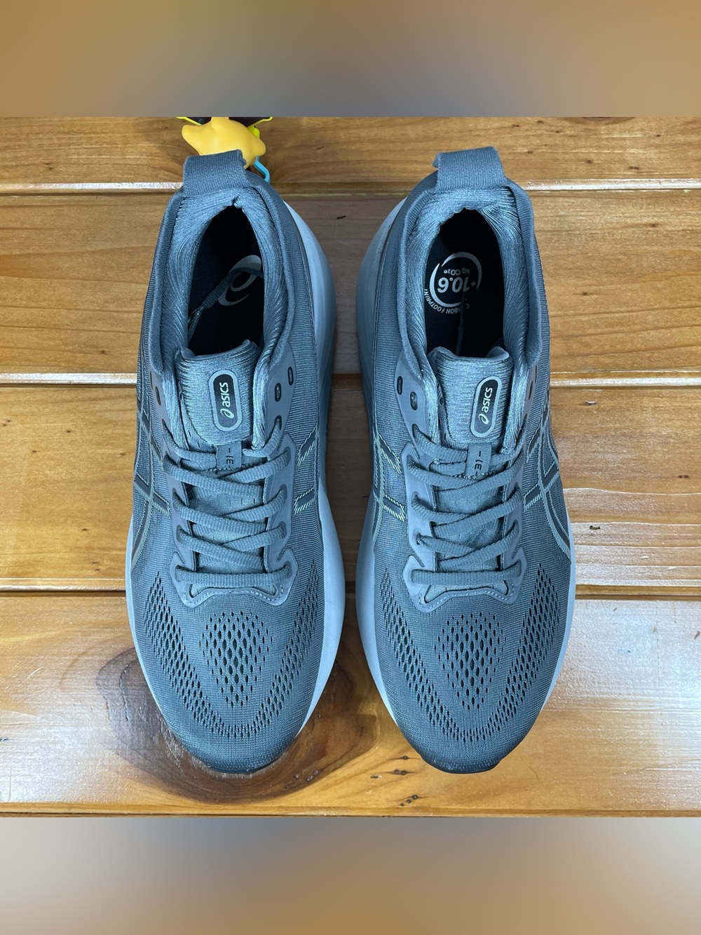 ASICS GEL Kayano 31 Men Size 12 Steel Grey Stability Running Cushion 1011B867 - Picture 4 of 15